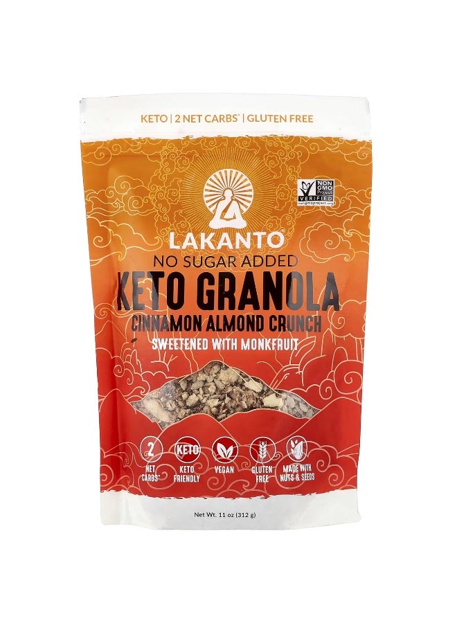 Lakanto, Keto Granola, Cinnamon Almond Crunch, 11 oz (312 g)